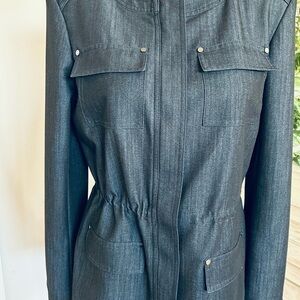 Tommy Hilfiger Women’s Polished Denim Bungee Jacket Size 8